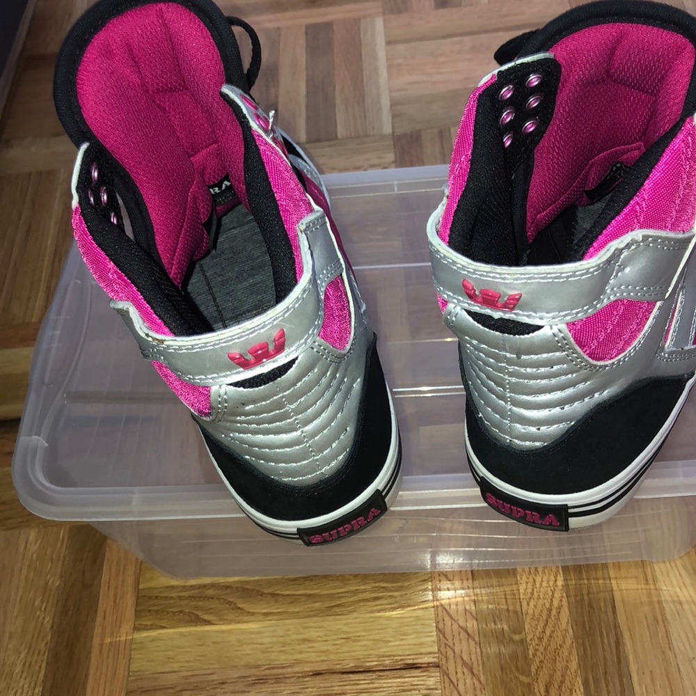 Supra black, pink and silver sneakers - Picture 4 of 4